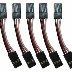 Servo-Patchkabel Stecker auf Stecker 3cm 26AWG