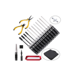 MFW Aluminum RC Tool Set with Black Case