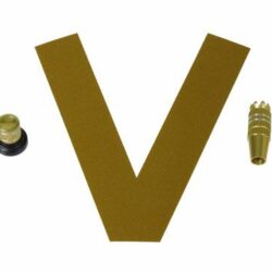 Knüppel/Drehknopf-Set gold metallic