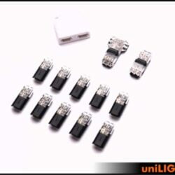 uniLIGHT Kabel Schnellverbindung 10 Clips + Verteiler