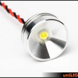 uniLIGHT 26mm Fahrwerk-Scheinwerfer, 8Wx2, Ultra-Power - weiss