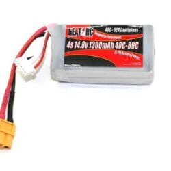 HEAT-RC, LiPo Akku 4S / 14.8V, 1300mAh 40C-80C - XT60
