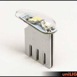 uniLIGHT 12mm DUAL Navigation + Blitzlicht, 12Wx2 - grün-weiss