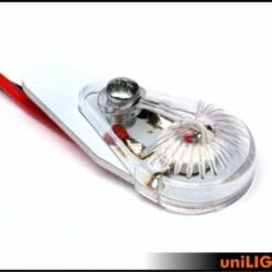 uniLIGHT 16mm PRO Blitzlicht, 8Wx2, T-Fuse - weiss
