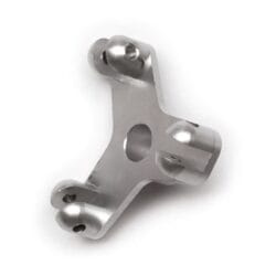 Alu-Steuerbrücke, 3-Blatt, Bohrung Ø6 für Welle 5mm