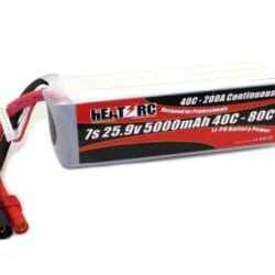 HEAT-RC, LiPo Akku 7S / 25.9V, 5000mAh 40C-80C - XT150