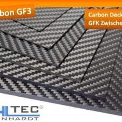 GF3 Carbon - Platte matt 2.0mm 300x200mm