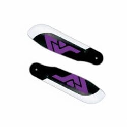 VENTURE 107mm Premium CF Tail Blades - purple