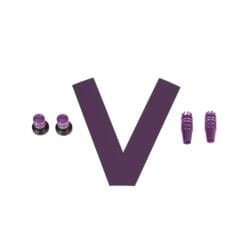 Knüppel/Drehknopf-Set violett, M4