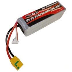 HEAT-RC, LiPo Akku 6S / 22.2V, 6250mAh 30C-60C - XT90
